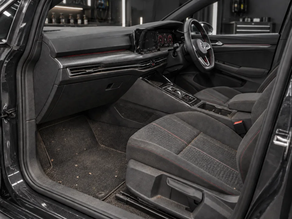 The same interior before cleaning